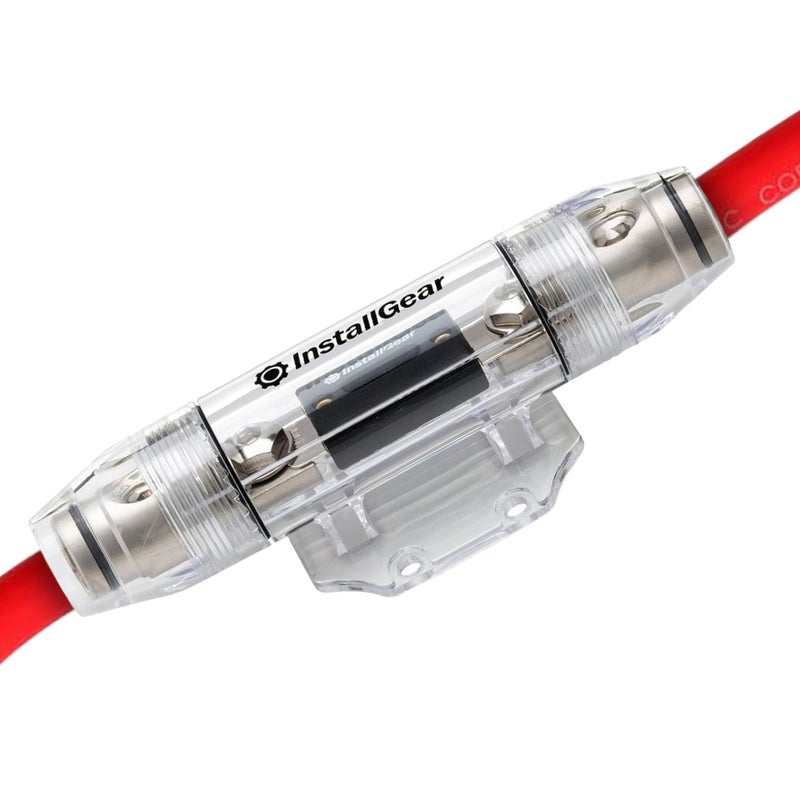 InstallGear 0/2/4 Gauge AWG in-Line ANL Fuse Holder with 250 Amp Fuse - Image 1